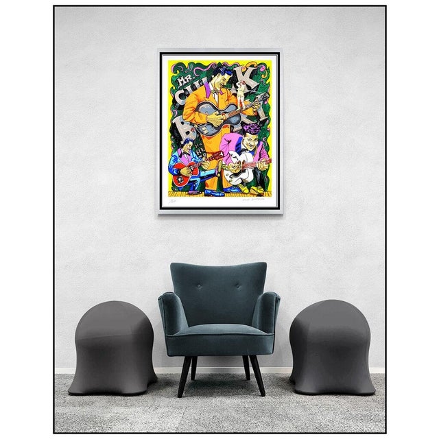 Message us to inquire about custom framing options! (Included for free with every purchase) The artwork here, "Chuck...