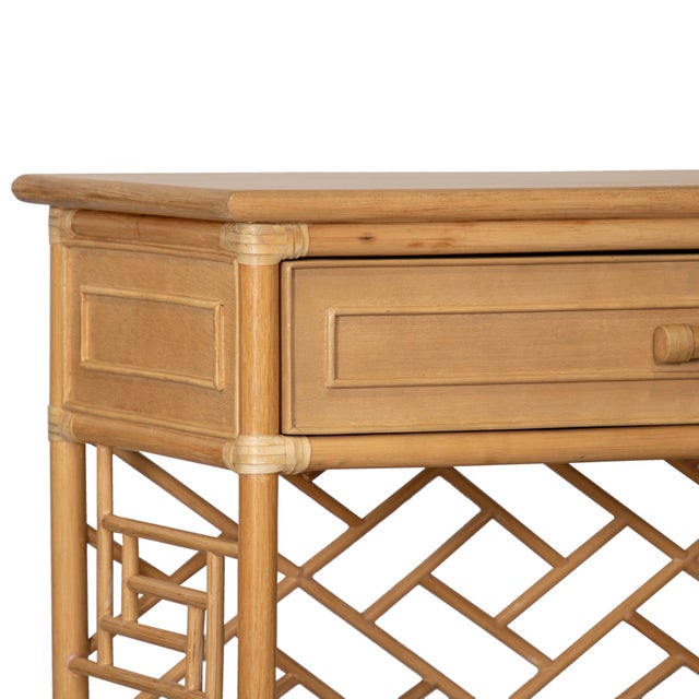 David Francis Chippendale End Table, Natural For Sale - Image 4 of 11