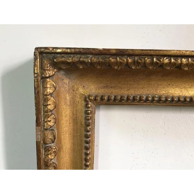 1820s French Empire Gilt Wood Picture Frame For Sale In New York - Image 6 of 11