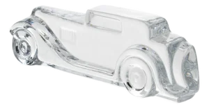 Daum Crystal Marly Car Relief Decorative Paperweight Sculpture