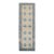Vintage Blue Tan Small Turkish Runner - 2'2" x 6' For Sale