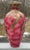 18" Fine & Large Antique Pink Satsuma Deep Relief Warrior Vase Meiji Era 19th C. For Sale - Image 13 of 18