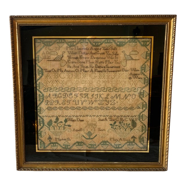 Early 19th Century English Sampler, Mary A. Brady, Aged 8 For Sale