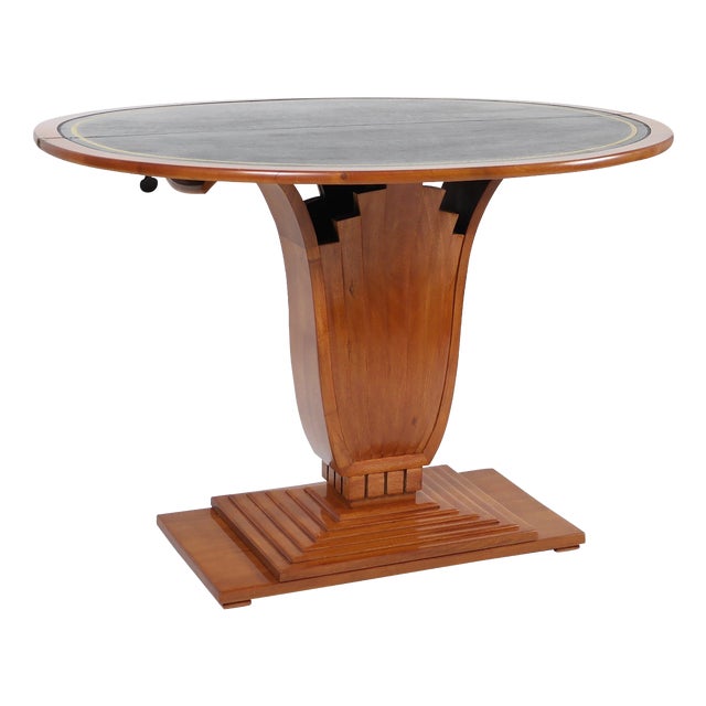 Art Deco Fold-Out Game Table, 1920s For Sale