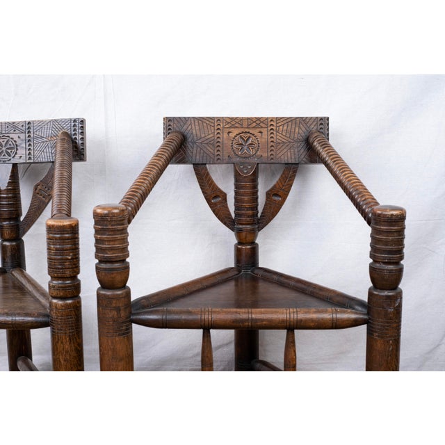Pair of Late 19th Century Turner's Chairs For Sale - Image 4 of 14