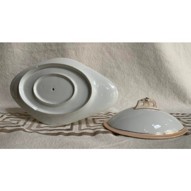 19th Century French Porcelain Tureen With Underliner For Sale - Image 11 of 12