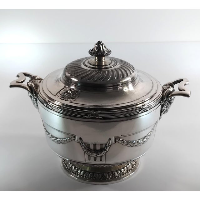 Christofle Christofle-Gallia Large Sugar Bowl For Sale - Image 4 of 6