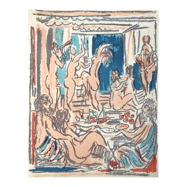 1969 Andre Cottavoz Original Lithograph V1-2 Mourlot For Sale