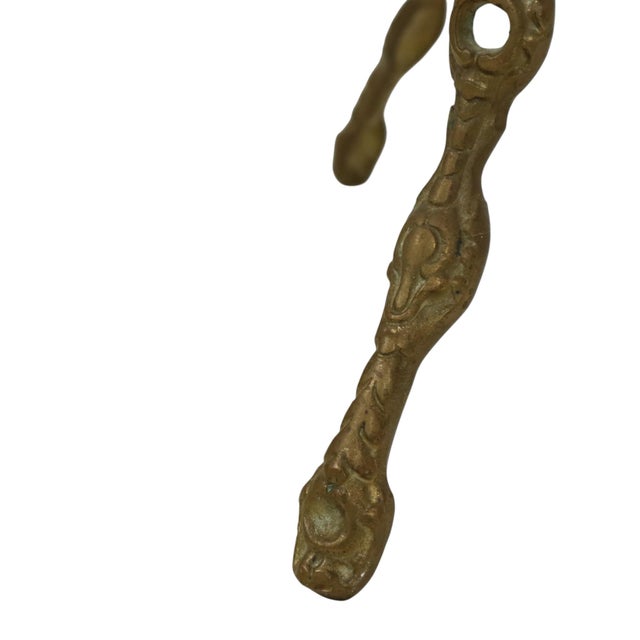 Art Nouveau Style French Brass Plant Table, 1920s For Sale - Image 4 of 15
