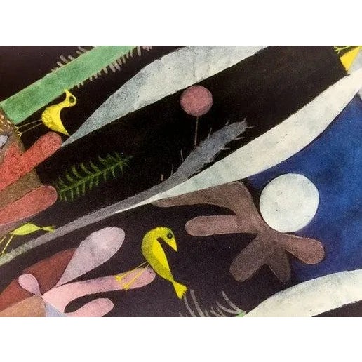 Paul Klee “Landscape With Yellow Birds” Lithograph 1946 | Framed Limited Edition Print For Sale - Image 4 of 4