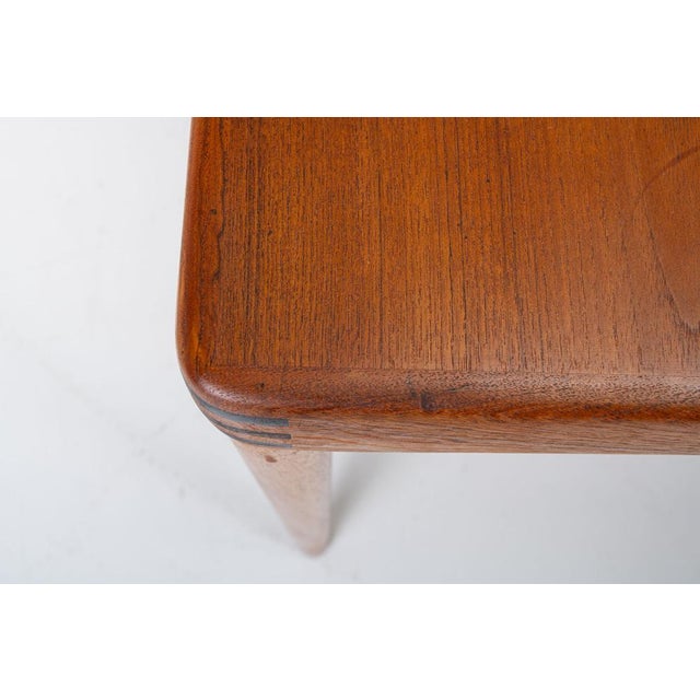 Wood Extendable Dining Table by H.W. Klein for Bramin, 1960s For Sale - Image 7 of 10