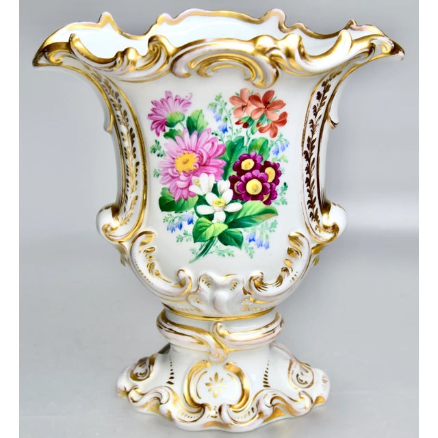 19th Century Rococo Revival Painted KPM Berlin Porcelain Vase For Sale - Image 9 of 9