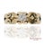 Early 21st Century 0.13 Ct Natural Diamond 14k Yellow Gold Openwork Scroll Design Ring, Size 5 For Sale - Image 5 of 13