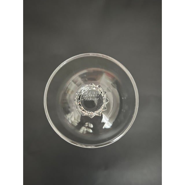 These crystal lalique Alger glasses are elegant and beautifully shaped. Rene Lalique designed the Alger model in 1934....