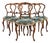 Antique Victorian Mahogany Balloon Back Dining Chairs, 1860, Set of 6 For Sale