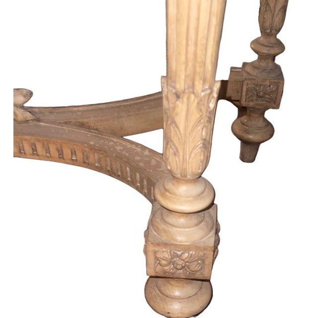 Pair of 19th Century French Louis XIV Style Console Tables With Marble Tops For Sale - Image 9 of 10