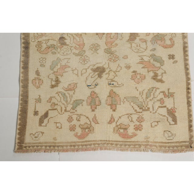 Mid 20th Century Small Oushak Bohemian Carpet For Sale - Image 6 of 10