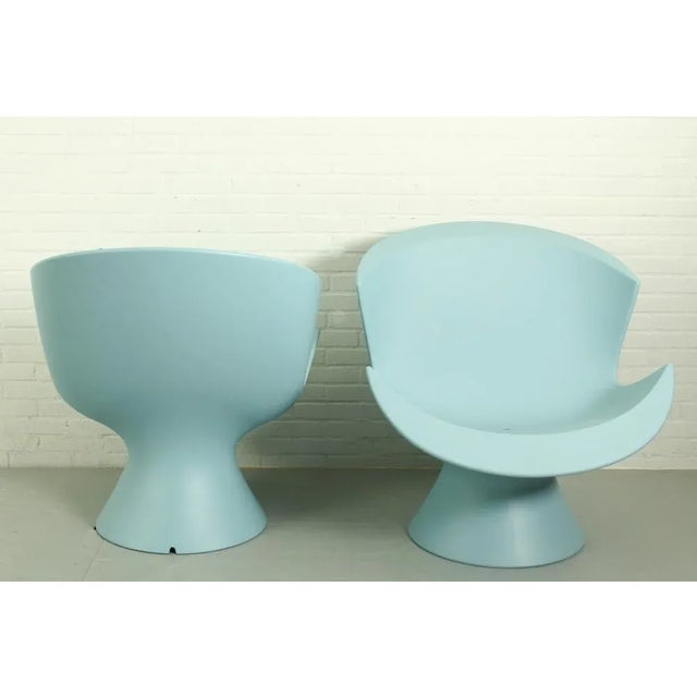 Plastic Set of Kite Lounge Chairs by Karim Rashid for Label, 2004 For Sale - Image 7 of 12
