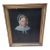 Antique Framed Oil on Canvas Portrait Painting of Woman in Bonnet For Sale