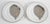 Metal Vintage Fitz and Floyd Porcelain Gold and Silver Gilded Shell and Fish Desert or Appetizer Plates Set of 9 For Sale - Image 7 of 8
