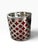 Vintage Cynthia Rowley Chrome & Red Lattice Ice Bucket For Sale - Image 4 of 7