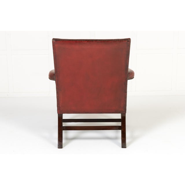 18th Century English Mahogany Gainsborough Chair For Sale - Image 5 of 10