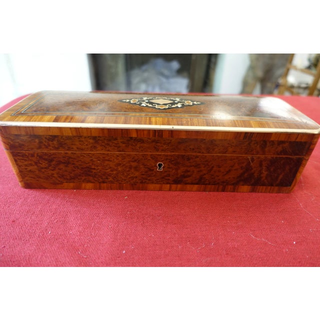 Boulle Marquetry Glove Box For Sale - Image 6 of 7