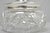 Antique Victorian Sterling Silver Crystal Glass Vanity Hair Receiver "N" Mono For Sale - Image 9 of 14