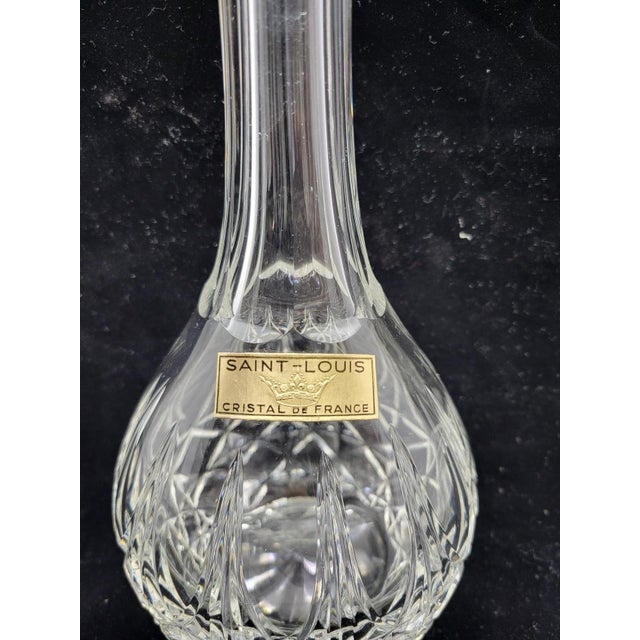 Mid-Century Modern Crystal Tarn Carafe and Glasses from Saint Louis, France, 1950s, Set of 49 For Sale - Image 3 of 18