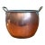 Vintage Hammered Copper and Brass Planter For Sale