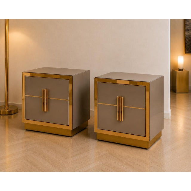 Not Yet Made - Made To Order Italian Nightstands from Justfurnituress SRL, 2026, Set of 2 For Sale - Image 5 of 12