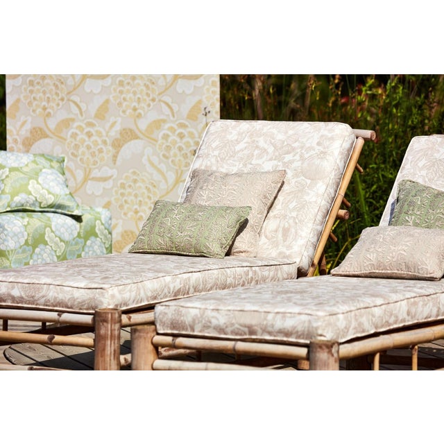 Contemporary Harlequin Melograno Fabric in Shiitake/Fig Blossom For Sale - Image 3 of 3