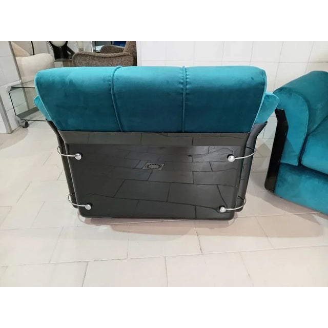 Textile Larissa Living Room Set by Vittorio Introini for Saporiti Italia, 1970s, Set of 3 For Sale - Image 7 of 8