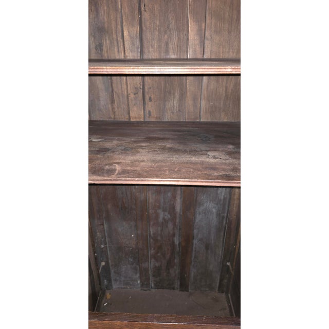 Oak Food Cupboard with Iron Hinges and Handles, 1920 For Sale - Image 4 of 14