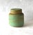 Green Vintage Stoneware Art Pottery Covered Jar Handmade by Gerry Williams For Sale - Image 8 of 12