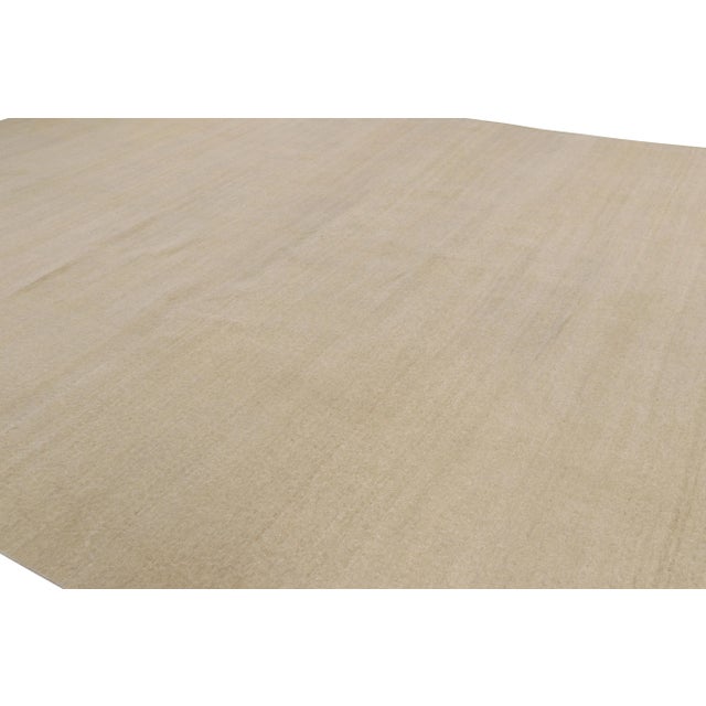 Hand-knotted in wool, this 12x15 contemporary rug is the newest addition to the Rug & Kilim Textural Collection, with an...