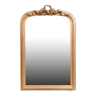 Early 20th Century Louis Philippe Style Gold Framed Mirror For Sale