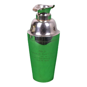 Polo Toronto Hunt Club vs Buffalo Country Club 1909 Sterling Silver Cocktail Shaker