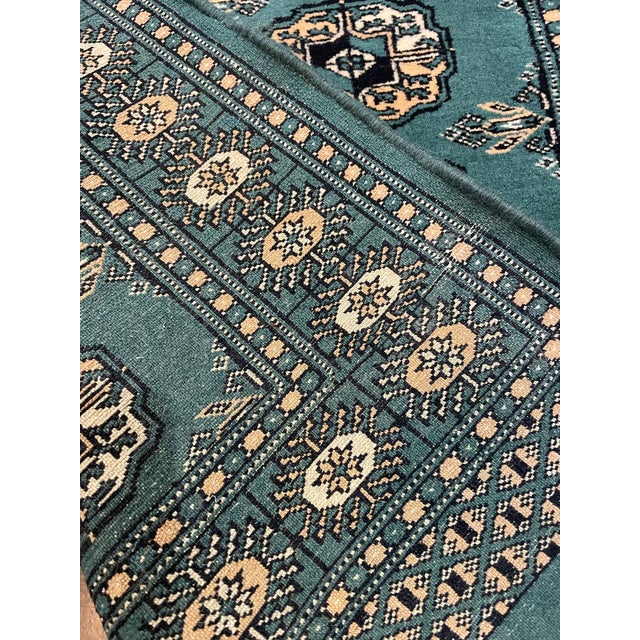 1990s Handwoven Bukara Design Pakistan Rug - 2'6" X 19'1" For Sale - Image 4 of 5