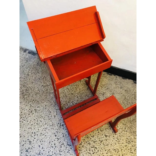 Antique French School Desk, 1920s, in Good conditions. Designed 1920 to 1949