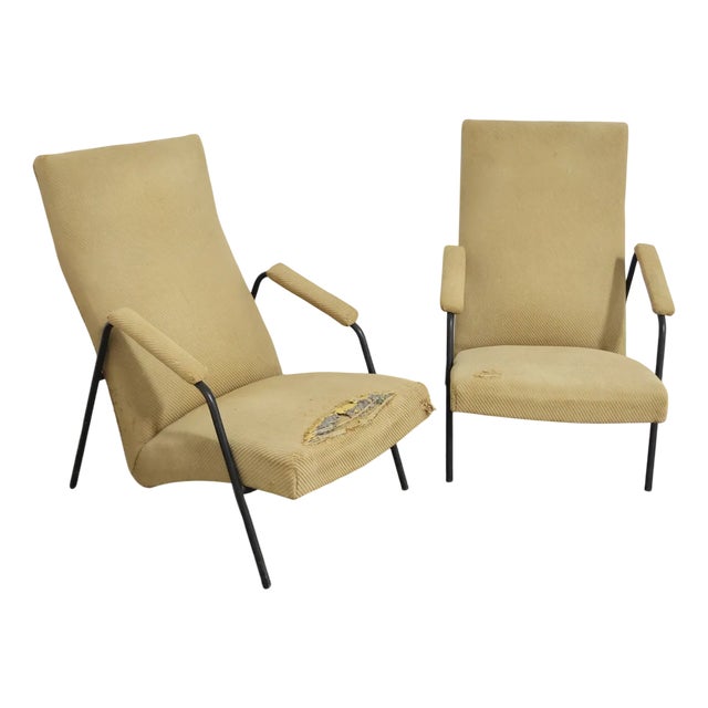 Modernariato Armchairs by Alf Svensson for Ljung Industrier, 1950s, Set of 2 For Sale