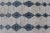 Ivory Modern Hand-Knotted Runner in Wool With Diamond Design in Blue and Ivory 3'1 X 10'1 For Sale - Image 8 of 10
