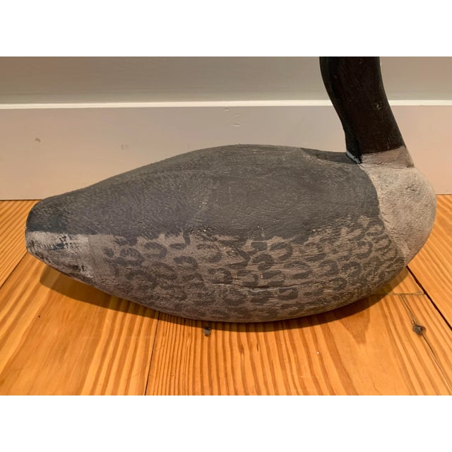 Cabin Canadian Goose Wood Decoy For Sale - Image 3 of 12