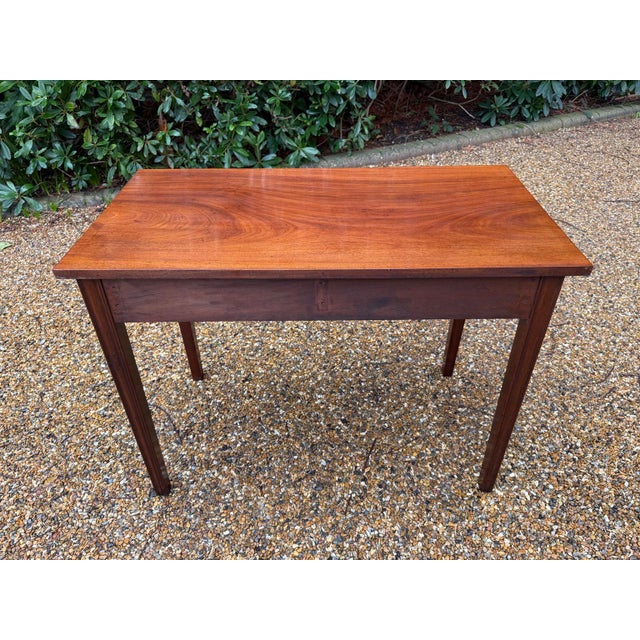 Brown Georgian Mahogany Side Table, 1830 For Sale - Image 8 of 9