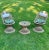 Mid-Century Modern 1970’s Vintage Russell Woodward Woven Spun Fiberglass Bistro Table and Glass Table Top & Pair of Matching Chairs, Patio Set, Attributed For Sale - Image 3 of 12