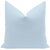 Pair of beautiful custom-made medium weight cotton/linen blend pillows in Powder Blue. Meticulously handcrafted with...