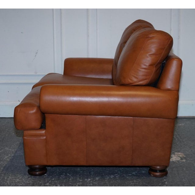 Vintage Tetrad Cordoba 2-Seater Sofa in Tan Leather from John Lewis For Sale - Image 11 of 15