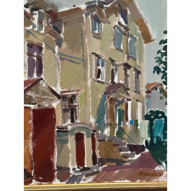 Gösta Stawåsen, Södra Kyrkogatan 50, 1970, Oil on Canvas, Framed For Sale - Image 10 of 16