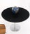 Mid 20th Century Black Granite Top Crome Pedestal Base Round Dining Table Mid Century Modern For Sale - Image 5 of 13