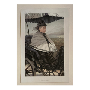 Antiquarian Print - Queen Victoria - 1897